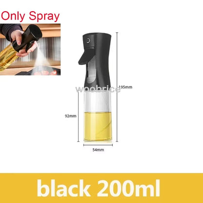 2In1 500Ml Plastic Spray Oil Sprayer Bottle Spray Oil Dispenser Oil Jar Cruet BBQ Kitchen Baking Roasting Picnic Kitchen Tool